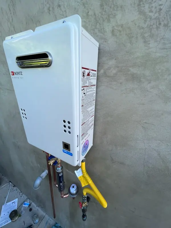 Tankless water heater installation for Clubhouse Estates homes